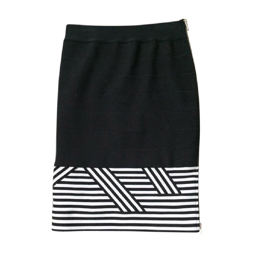 NWT BOY Band of Outsiders Suspender Skirt Black